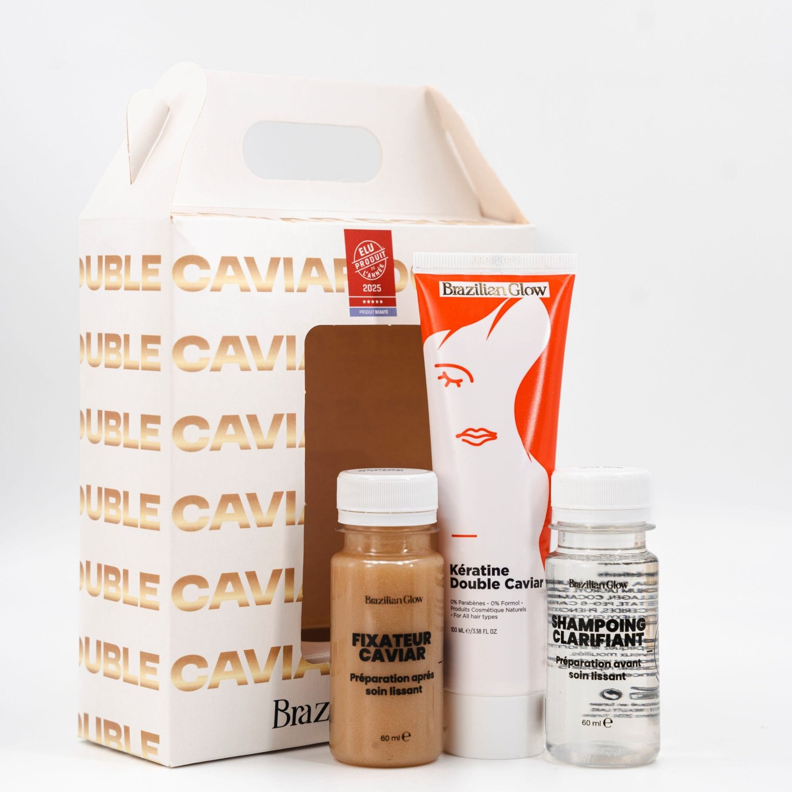 KERATINE DOUBLE CAVIAR Pack Lissage keratine double caviar – Image 1